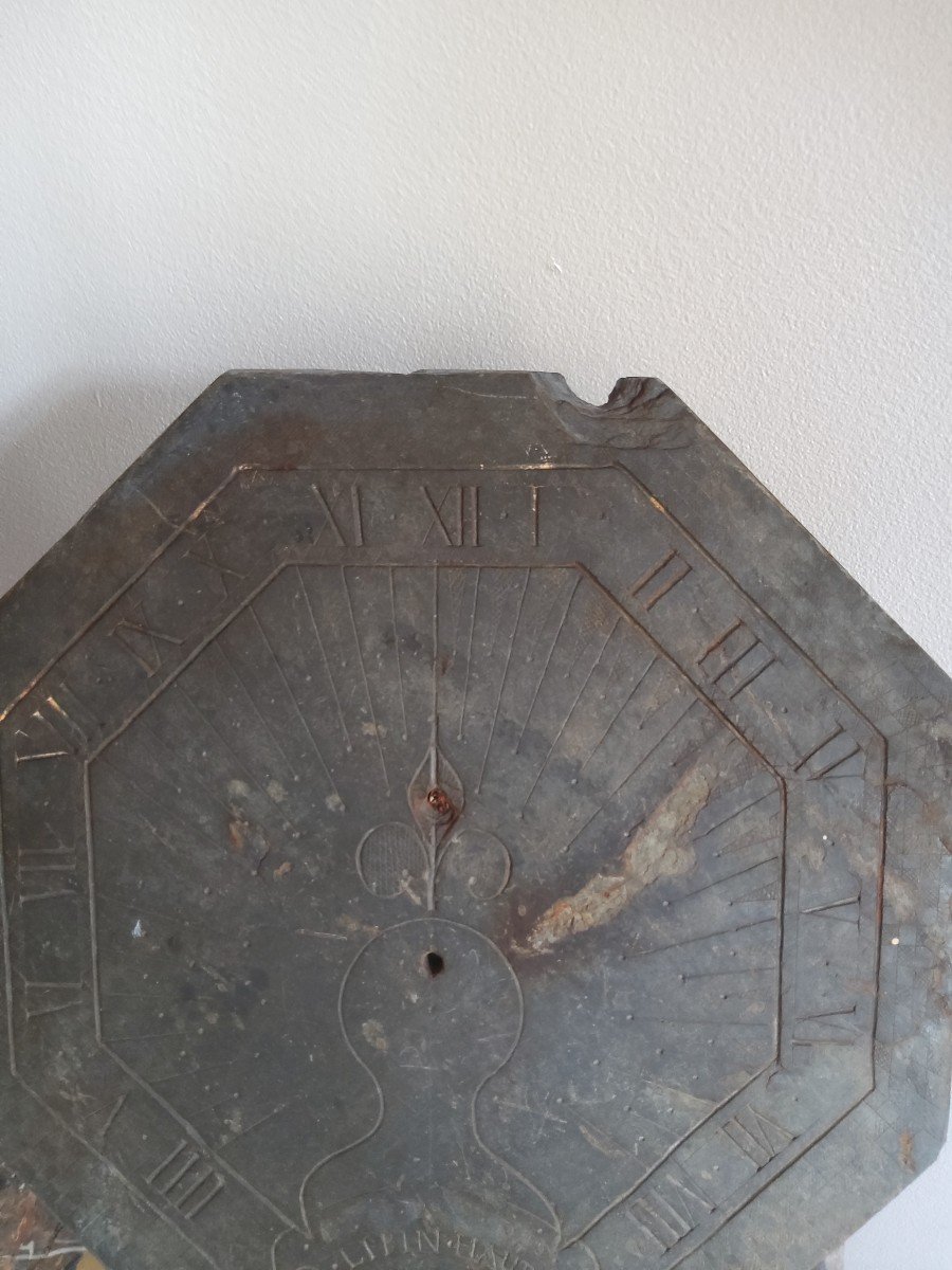 Late 18th Century Slate Sundial-photo-2